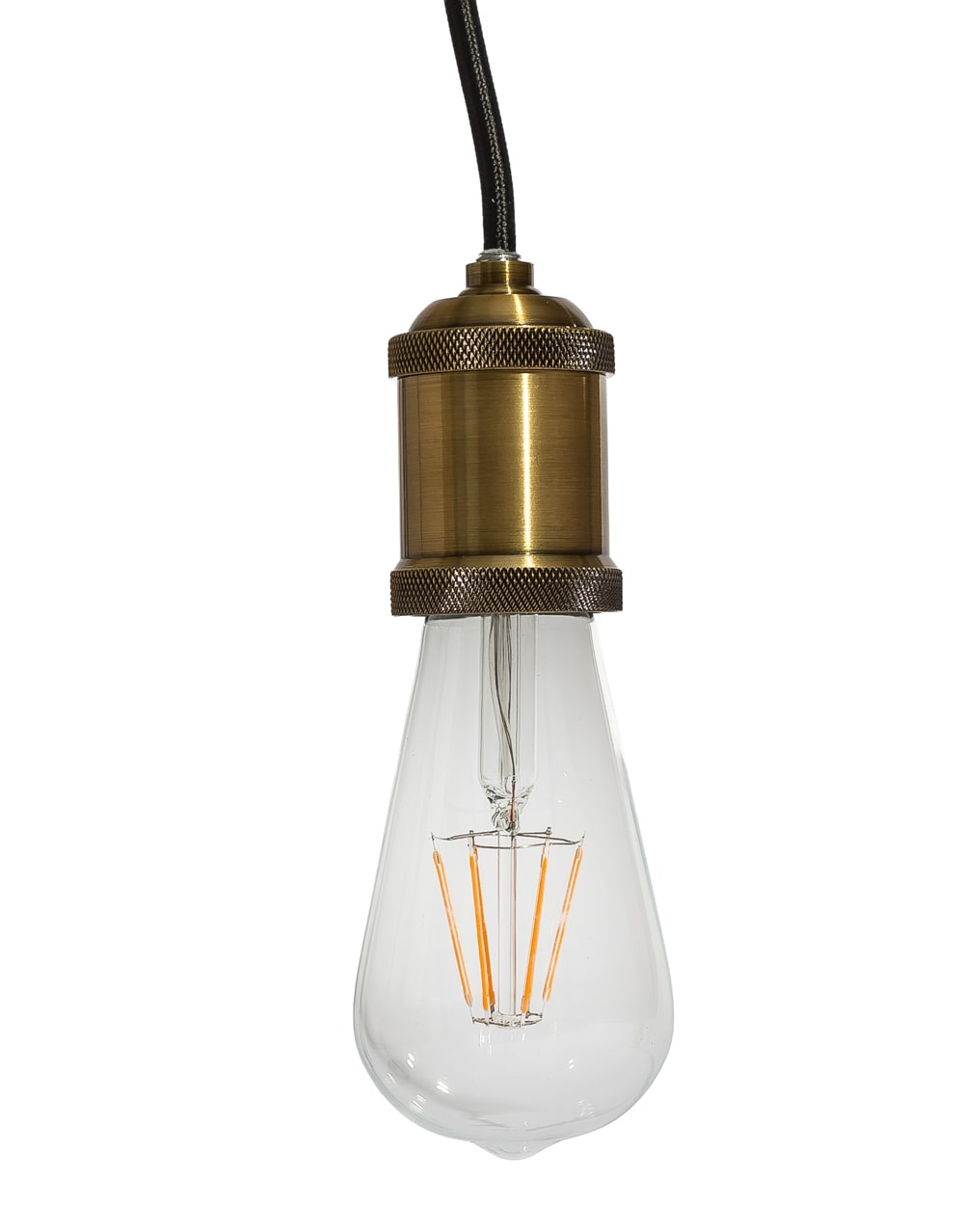 Antique Brass Pendant Cable Light - CH319