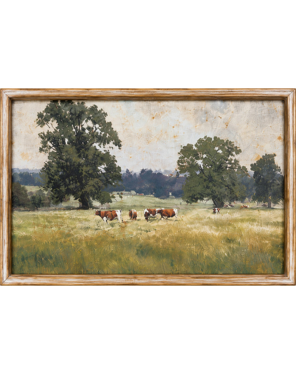 Set of 2 Country Landscape Framed Prints w/ Glass - SLP10