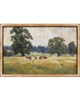 Set of 2 Country Landscape Framed Prints w/ Glass - SLP10