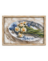 Farmhouse "Spring Daffodils" Still Life Framed Print w/ Glass - SLP13