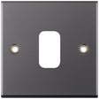 Selectric 5M GRID360 Black Nickel 1 Gang Faceplate