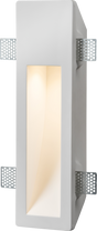 Knightsbridge PWRCR 230V GU10 35W Recessed Rectangular Plaster Wall Light Interior Wall Light Knightsbridge - Sparks Warehouse