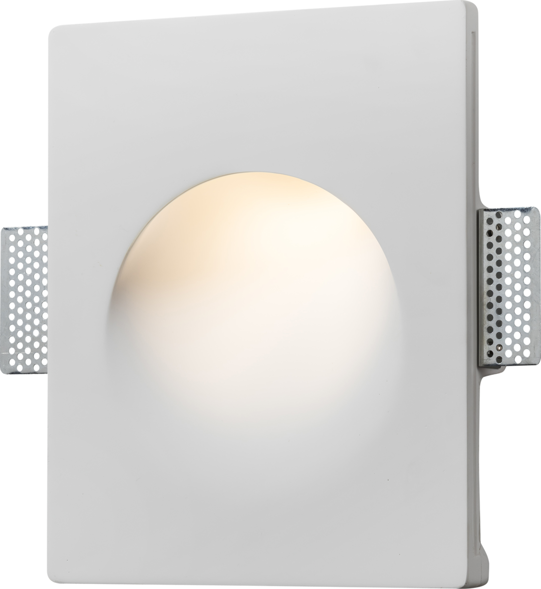 Knightsbridge PWRCC 230V GU10 35W Recessed Round Plaster Wall Light Interior Wall Light Knightsbridge - Sparks Warehouse