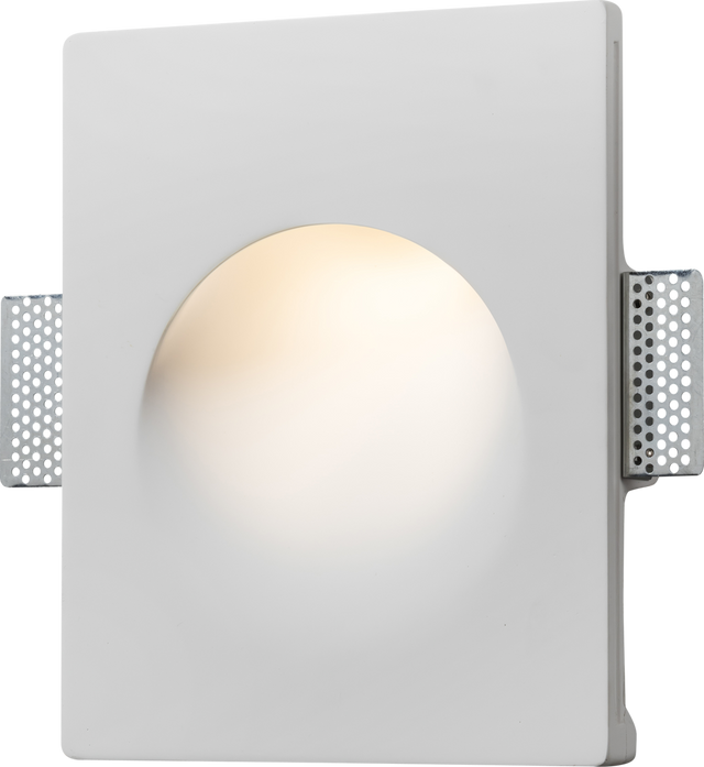 Knightsbridge PWRCC 230V GU10 35W Recessed Round Plaster Wall Light Interior Wall Light Knightsbridge - Sparks Warehouse