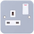 Selectric Metal Clad 1 Gang 13A Switched Socket