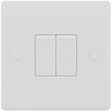 Selectric Smooth 2 Gang 10A 2 Way Switch