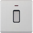 Selectric 5M-Plus Satin Chrome 1 Gang 20A DP Switch with Neon and Black Insert