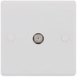 Selectric Smooth 1 Gang Satellite Socket