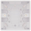 Selectric Smooth 1 Gang 25mm Surface Pattress Box with Earth