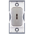 Selectric GRID360 Satin Chrome 10A DP Keyswitch Module with White Insert