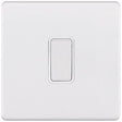 Selectric 5M-Plus Matt White 1 Gang 10A 2 Way Switch with White Insert