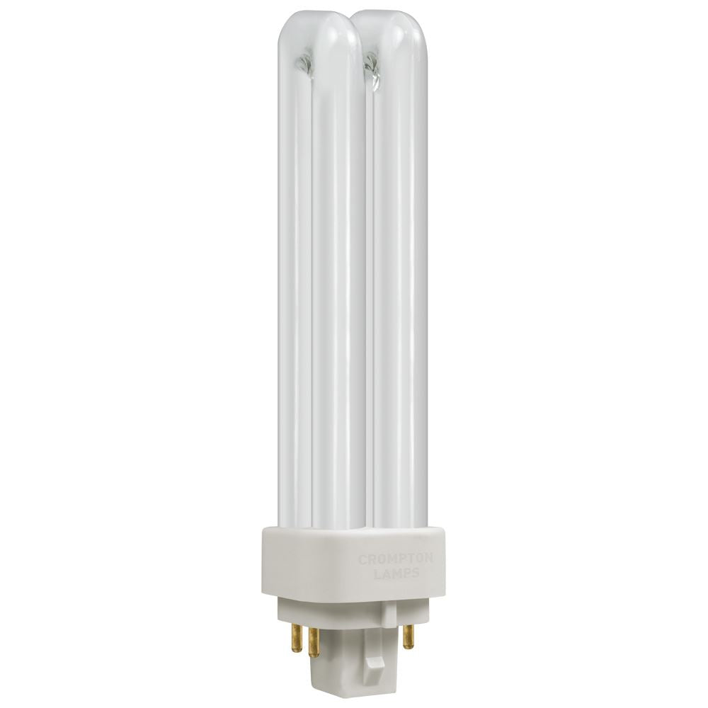 Crompton CLDE13SW - CFL Double Turn DE Type  13W  3500K  G24q-1 4-Pin