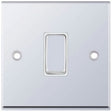 Selectric 7M-Pro Polished Chrome 1 Gang 10A Intermediate Switch with White Insert