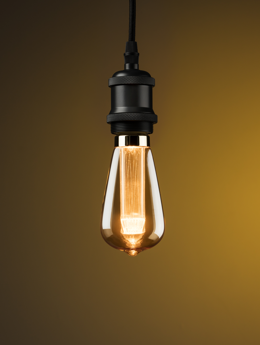 Knightsbridge LU3AST LUNA 230V 3W ES LED ST64 Retro Lamp 1800K