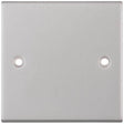 Selectric 5M Satin Chrome 1 Gang Blank Plate