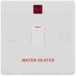 Selectric Smooth 1 Gang 20A DP Switch with Neon - WATER HEATER