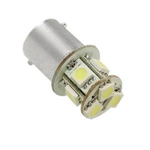 24v LED Ba15s G18X35mm Green (Twin Pack)- LED246GT