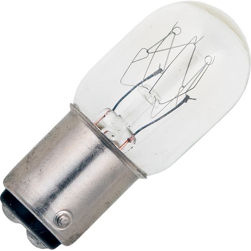 Schiefer Ba15d T20x52mm 235V 15W CC-5A RC 1500h Clear 2500K Dimmable - 155283800