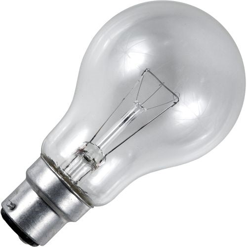 Schiefer Ba22d Oven GLS 60x105mm 235V 60W 3CC9 RC Clear 1500hrsh 300° 2500K Dimmable - 419679214