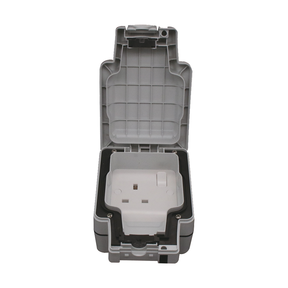 Caradok 1G 13A DP Switched Socket IP66