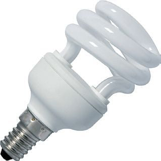 SPL E14 CFL T2 Half Spiral 47x100mm 230V 860Lm 11W 2700K 10000h 2700K Non-Dimmable - 441411052