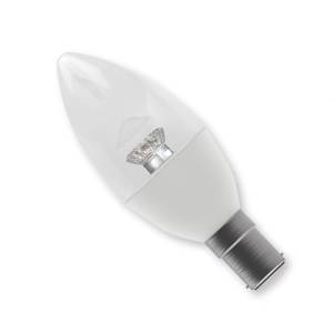 LED Candle 4w Ba15d/SBC 240v Bell Lighting Power Dimmable Light Bulb - 05076