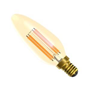 Filament LED Candle 240v 4w E14 300lm Amber Dimmable - BELL - 01454