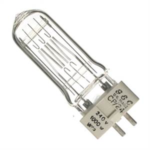 GE CP24 88459 FVB CP/70 1000w 240v GX9.5 Bi-Plane Projector Bulb