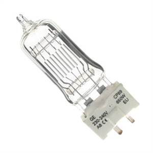 GE CP91 2500w 240v G22 Two Pin Base Projector Bulb
