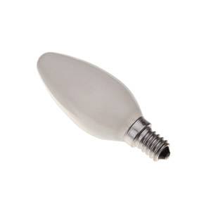 240v 40w E14 35mm Frosted Rough Coated Candle C35x100mm - C40SES-RSF