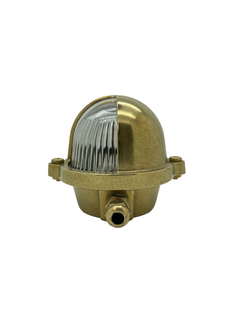 small ip64 solid brass decorative eyelid bulkhead satin nickel