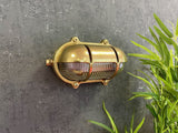 small ip64 solid brass decorative eyelid bulkhead satin nickel