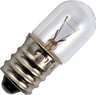Schiefer E12 T13x33mm 12V 166mA 2W C-2V 2000h Clear 2500K Dimmable - 123330600