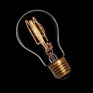 240v 33w E27 Clear GLS with Decorative Filament 3000 Hours - Casell