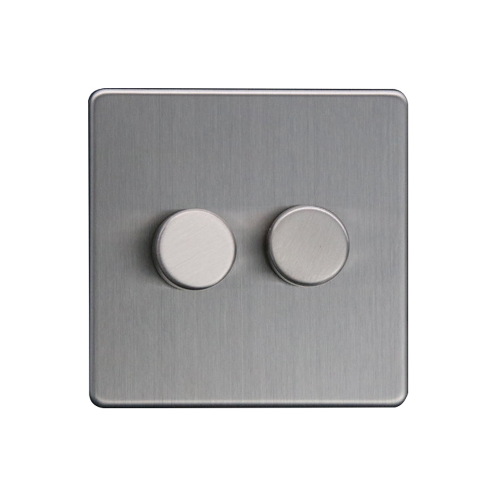 Caradok - The Flat - Screwless 2G LED Dimmer (Max 100W)