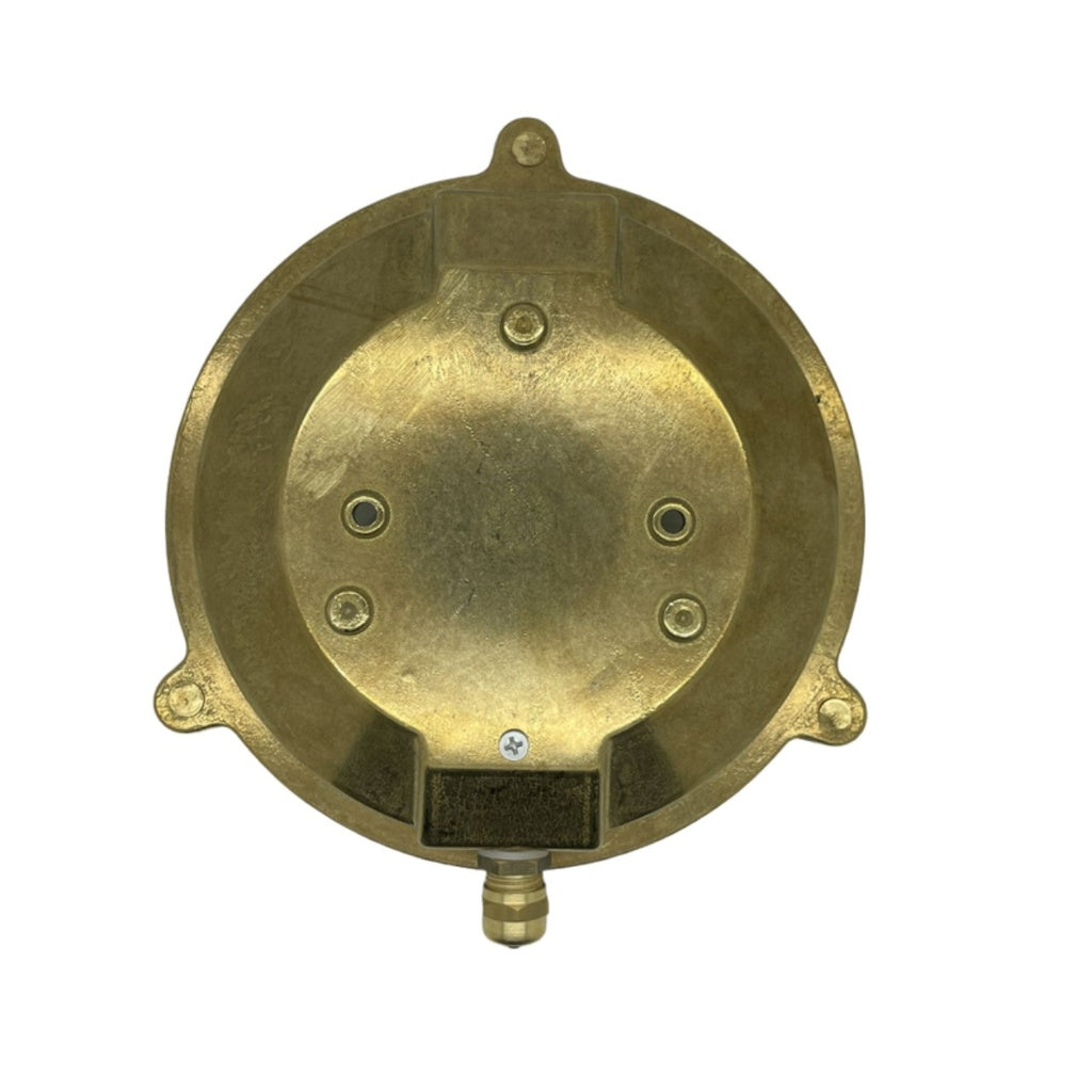 Grand Capstan solid brass extra large radial porthole bulkhead raw brass