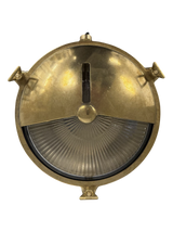Navigator Solid Brass Eyelid Porthole Bulkhead - Raw Brass