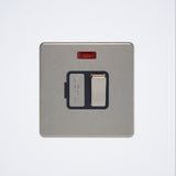 Screwless 13A Switched Spur c/w Neon Brushed Chrome