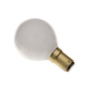 Golf Ball 40w Ba15d/SBC 240v White Light Bulb - 45mm