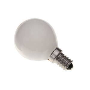 Golf Ball 25w E14/SES 240v Radium Opal Light Bulb - 45mm