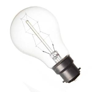 GLS 60w B22d/BC 240v Clear with Decorative Filament Light Bulb