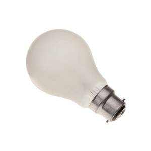 GLS 100w B22d/BC 240v Frosted Rough Service Light Bulb. Vibration proof with extra filament supports