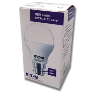 Eaton MEM - A70 (GLS) 240v 15w LED Ba22d-3 3000K 1300LM - F1267LED