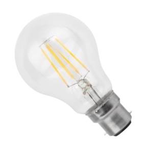 240v 4.8w BC Filament LED GLS 2700°K 470lm - 146376 - Megaman
