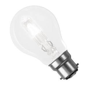 GLS 70w B22d/BC 240v Crompton Clear Energy Saving Halogen Light Bulb - Replaces 100w Standard Bulb