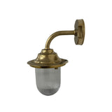 Navigator Goose Neck Wall Lantern Plain - Raw Brass