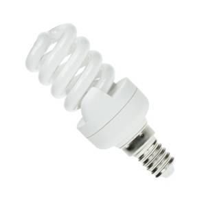 PLSP 11w 240v E14/SES Dayight/86 T2 Electronic Spiral Energy Saving Light Bulb