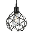 Knightsbridge CAG2MB Pendant Cage - Matt Black Knightsbridge - Sparks Warehouse
