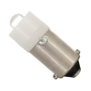 Miniature light bulbs 6v AC/DC Ba9s T10x28mm White Ultra Bright