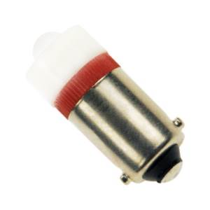 Miniature light bulbs 24v AC/DC Ba9s T10x28mm Red Ultra Bright